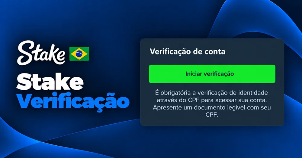 Verificação de identidade da conta Stake